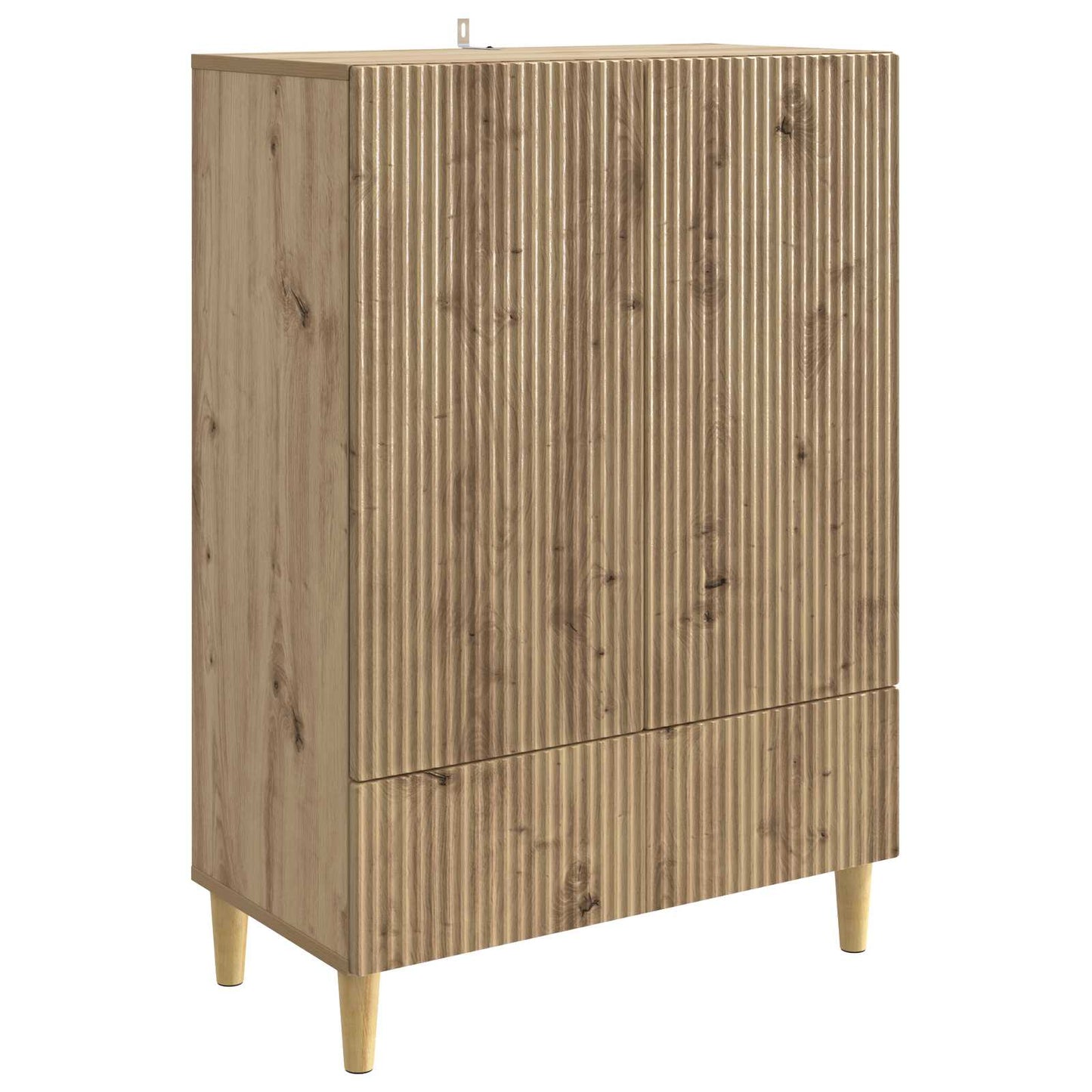 vidaXL Sideboard Artisan Oak 66 x 34.5 x 95 cm Engineered Wood