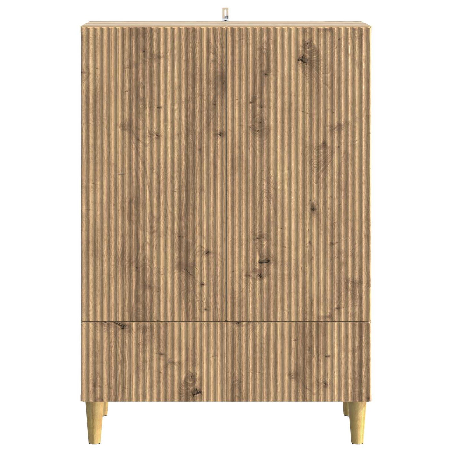 vidaXL Sideboard Artisan Oak 66 x 34.5 x 95 cm Engineered Wood