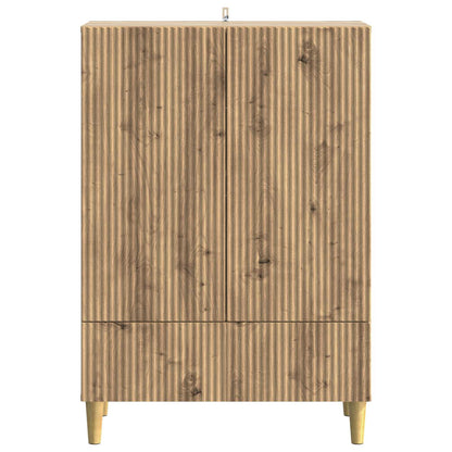 vidaXL Sideboard Artisan Oak 66 x 34.5 x 95 cm Engineered Wood