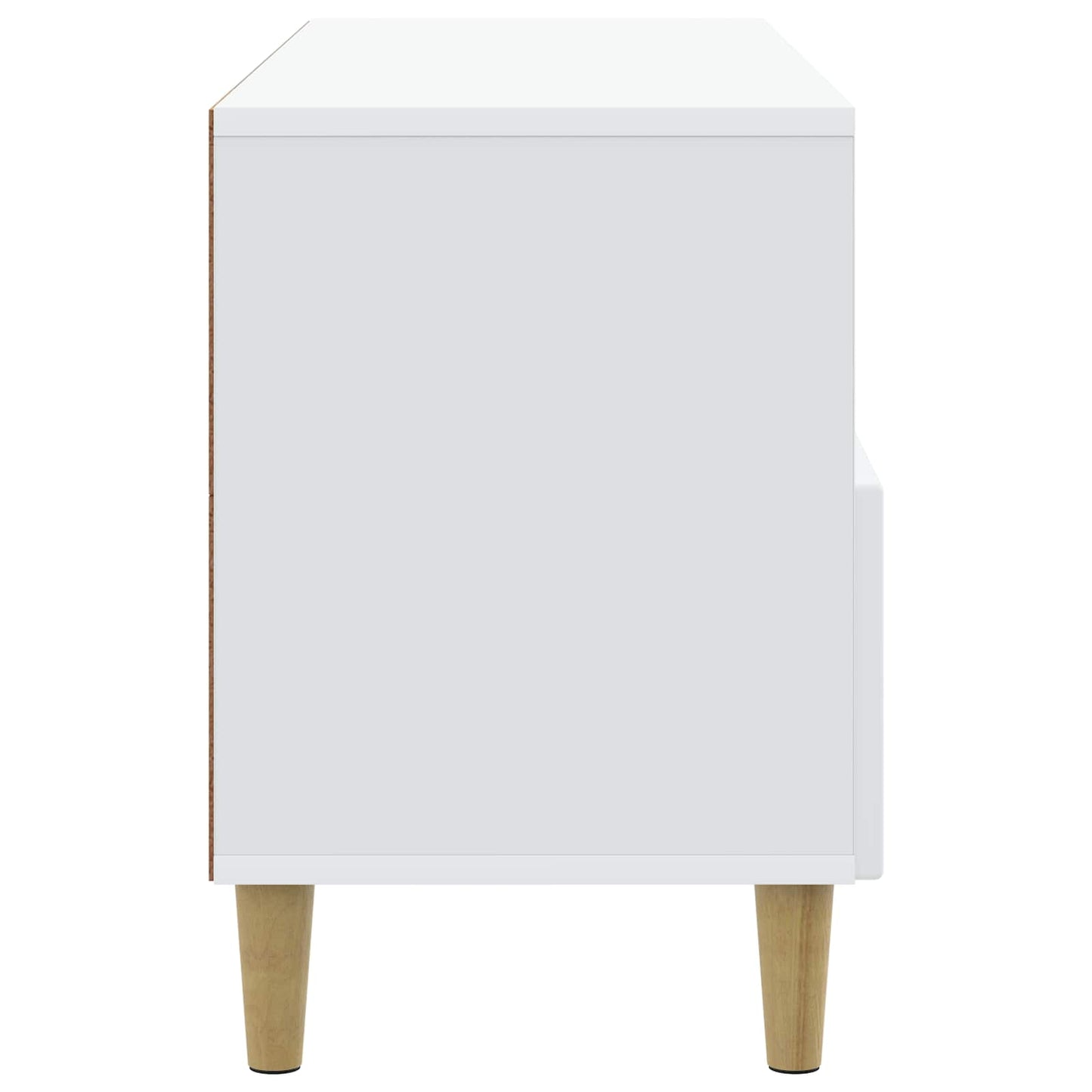 vidaXL TV Cabinet with Drawer White 102 x 34.5 x 50 cm Engineered Wood