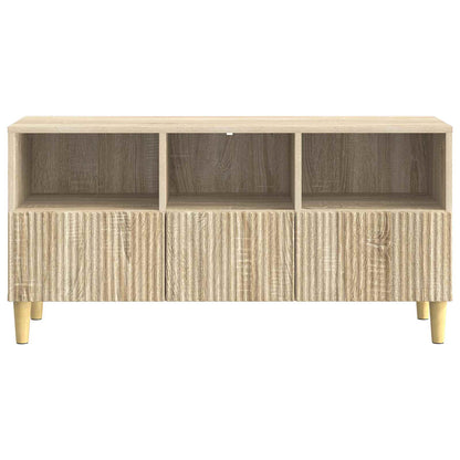 vidaXL TV Cabinet Sonoma Oak 102 x 34.5 x 50 cm Engineered Wood