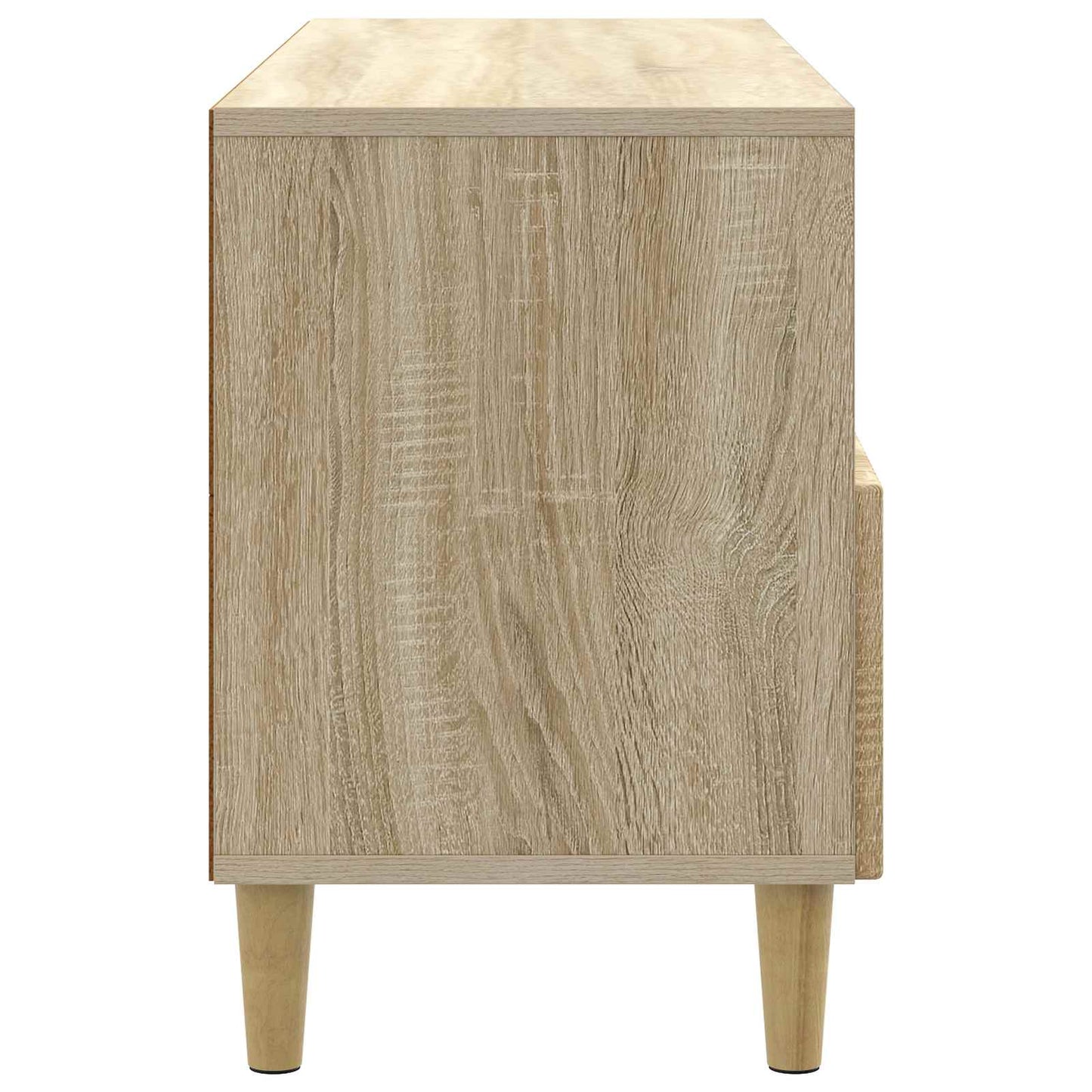 vidaXL TV Cabinet Sonoma Oak 102 x 34.5 x 50 cm Engineered Wood
