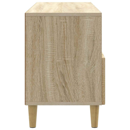 vidaXL TV Cabinet Sonoma Oak 102 x 34.5 x 50 cm Engineered Wood