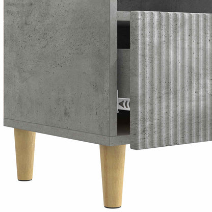 vidaXL TV Cabinet Concrete Grey 102 x 34.5 x 50 cm Engineered Wood
