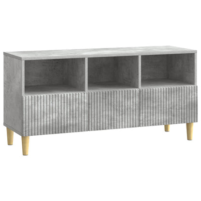 vidaXL TV Cabinet Concrete Grey 102 x 34.5 x 50 cm Engineered Wood