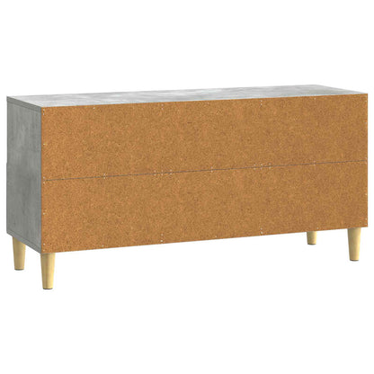 vidaXL TV Cabinet Concrete Grey 102 x 34.5 x 50 cm Engineered Wood