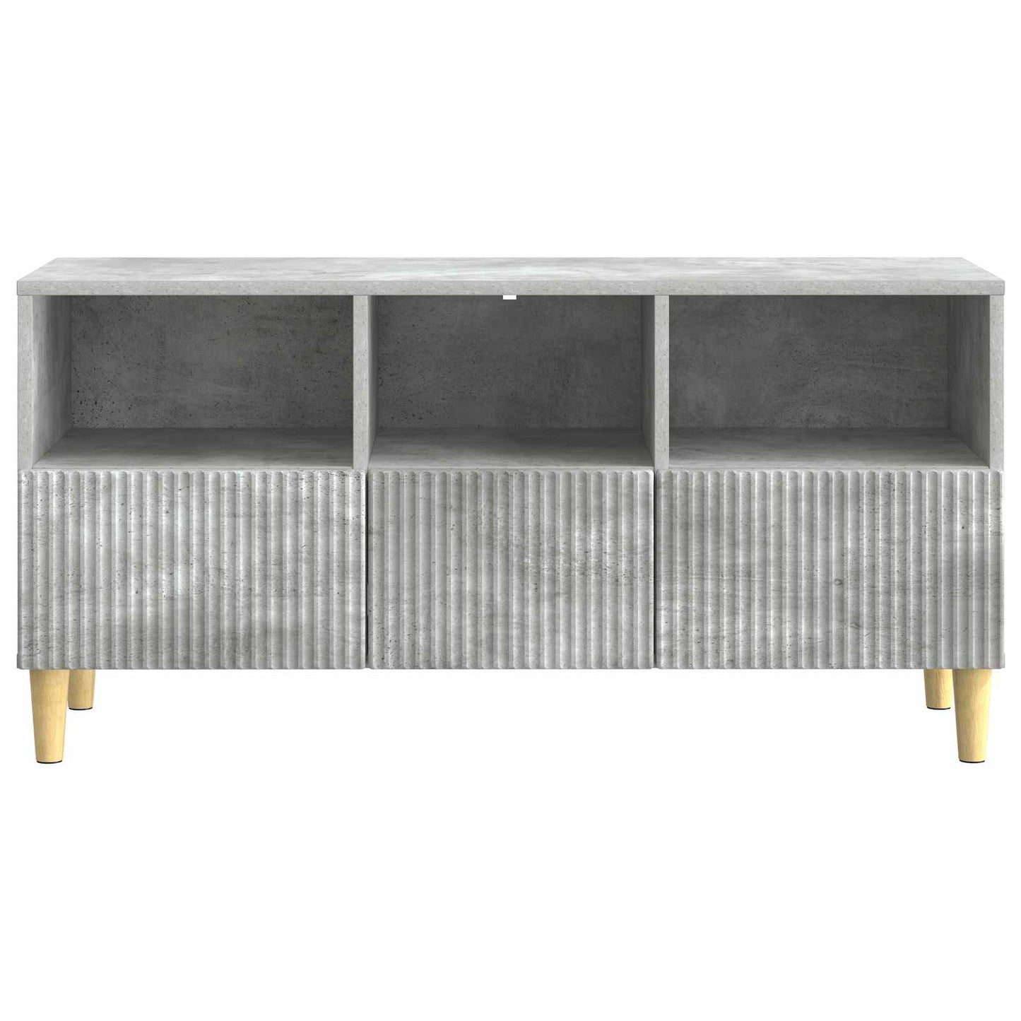 vidaXL TV Cabinet Concrete Grey 102 x 34.5 x 50 cm Engineered Wood