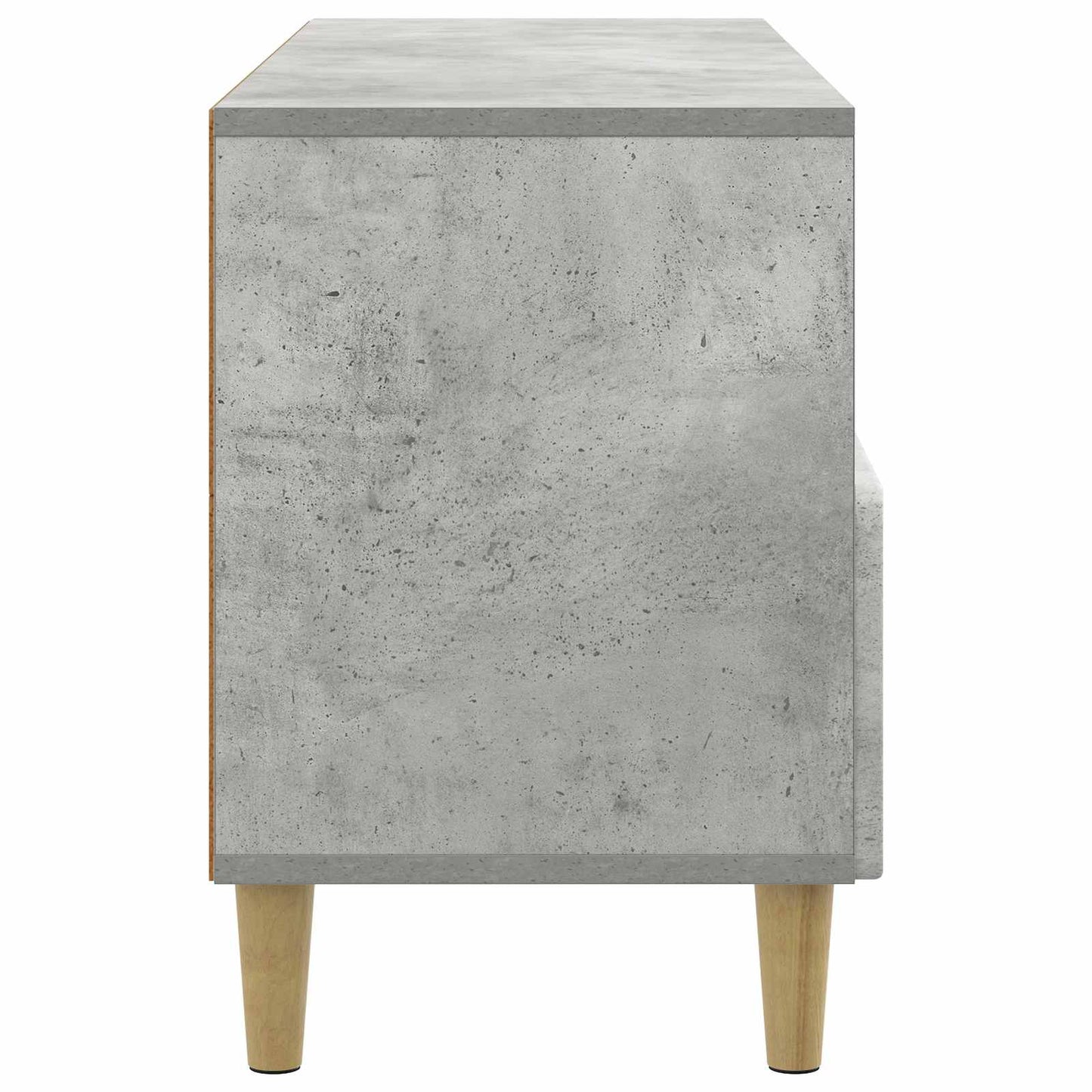 vidaXL TV Cabinet Concrete Grey 102 x 34.5 x 50 cm Engineered Wood