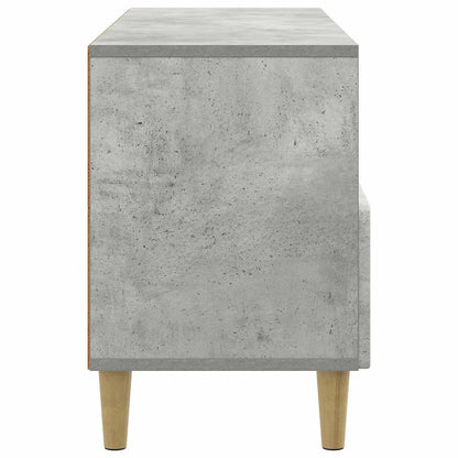 vidaXL TV Cabinet Concrete Grey 102 x 34.5 x 50 cm Engineered Wood