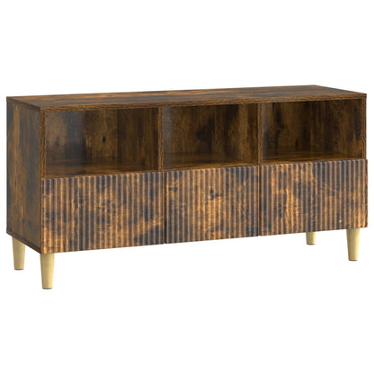 vidaXL TV Cabinet Smoked Oak 102 x 34.5 x 50 cm Engineered Wood