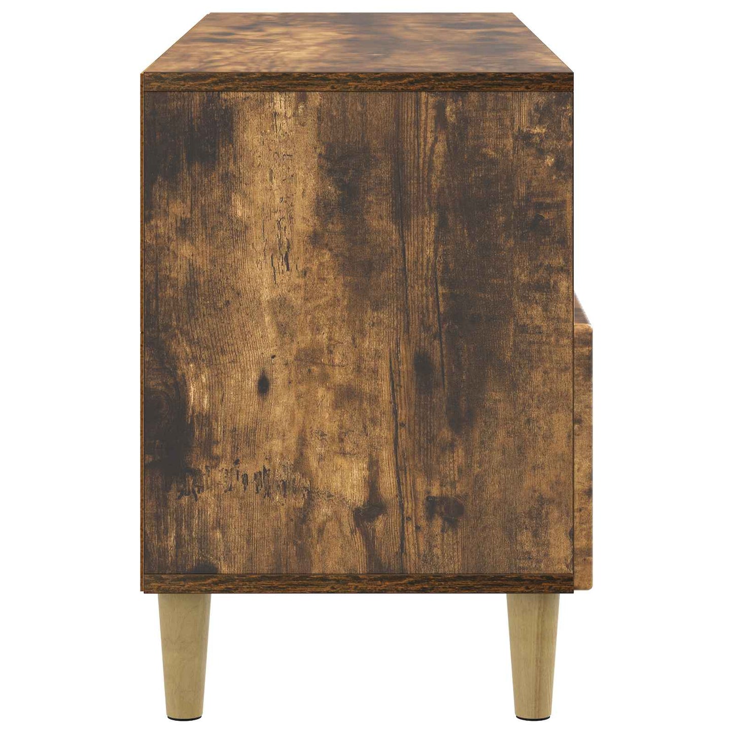 vidaXL TV Cabinet Smoked Oak 102 x 34.5 x 50 cm Engineered Wood