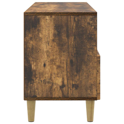 vidaXL TV Cabinet Smoked Oak 102 x 34.5 x 50 cm Engineered Wood