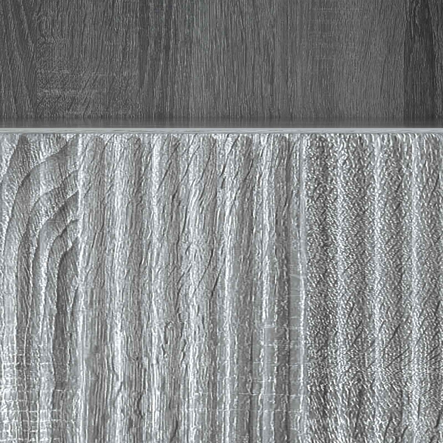 vidaXL TV Cabinet Grey Sonoma 102 x 34.5 x 50 cm Engineered Wood