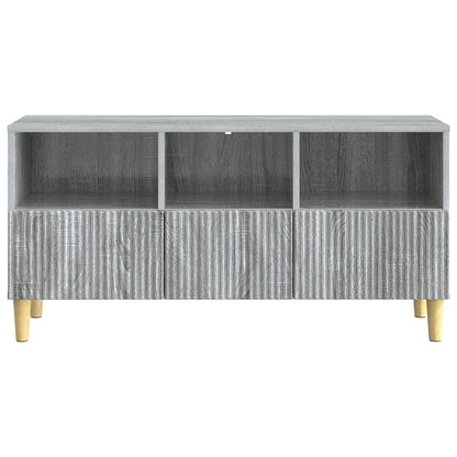 vidaXL TV Cabinet Grey Sonoma 102 x 34.5 x 50 cm Engineered Wood