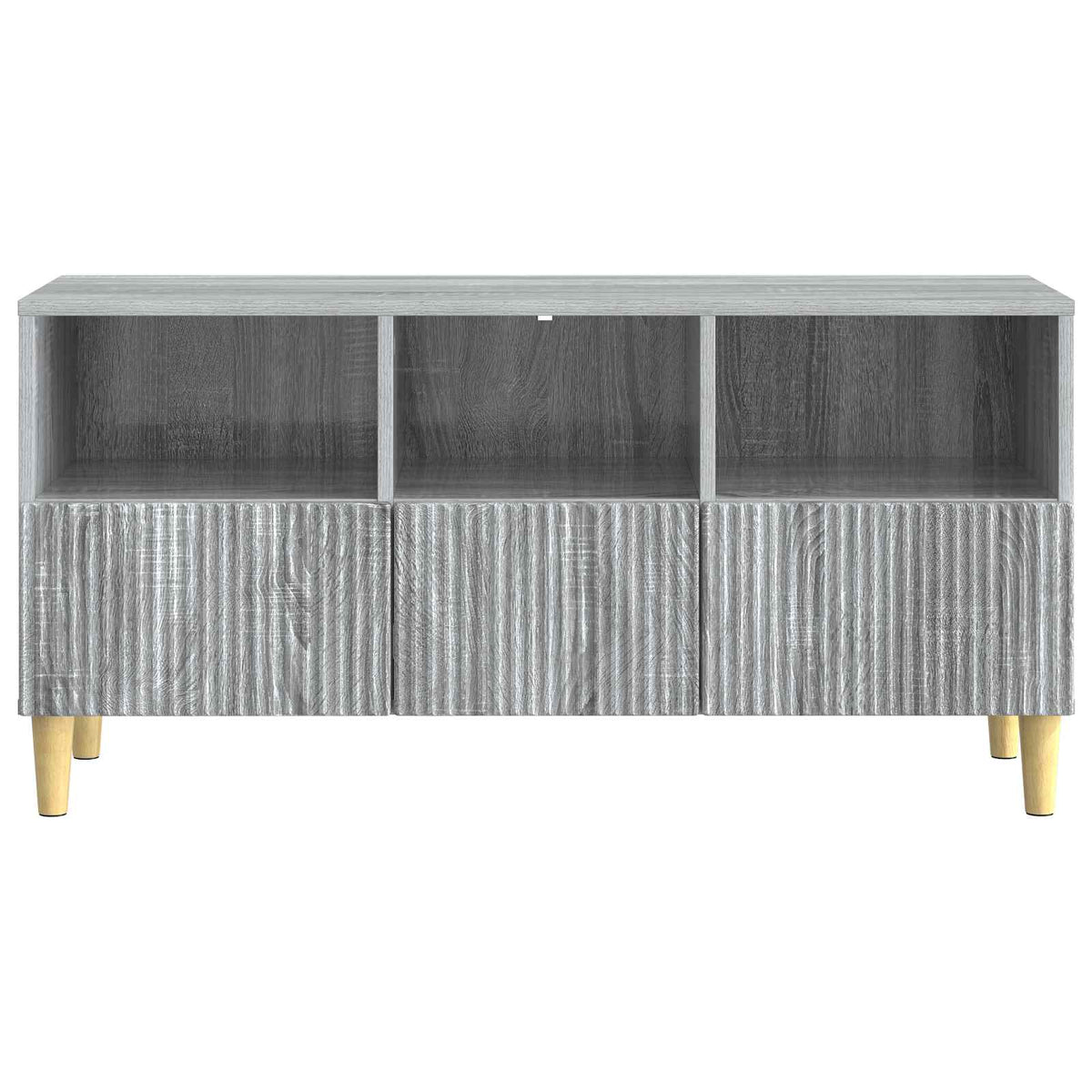 vidaXL TV Cabinet 102 x 34.5 x 50 cm Grey Sonoma Engineered Wood