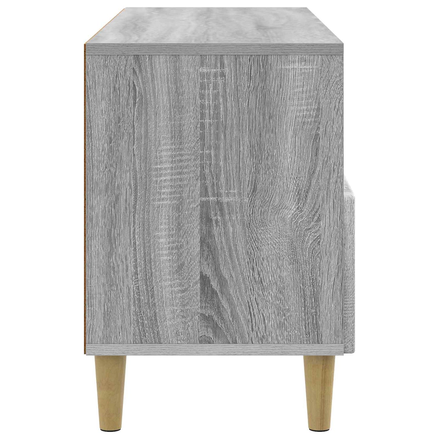 vidaXL TV Cabinet Grey Sonoma 102 x 34.5 x 50 cm Engineered Wood