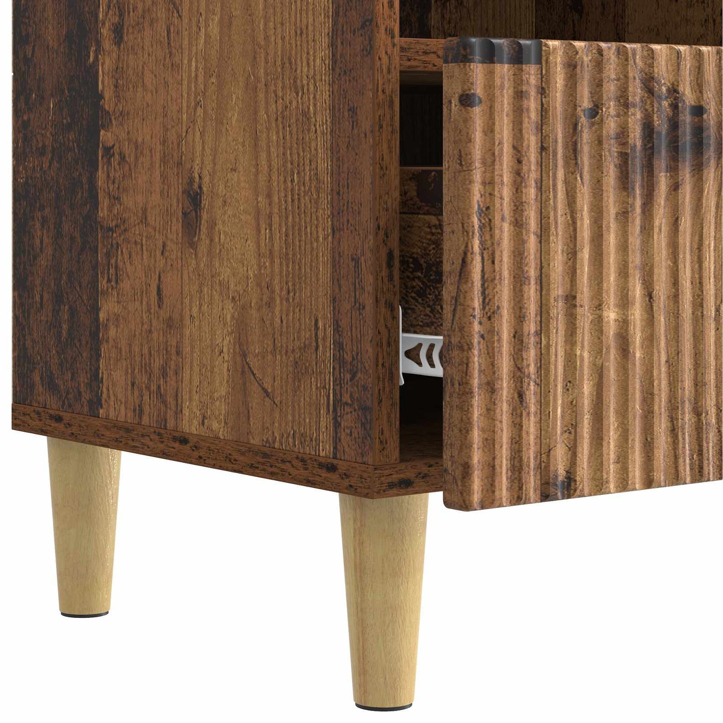 vidaXL TV Cabinet Old Wood 102 x 34.5 x 50 cm Engineered Wood