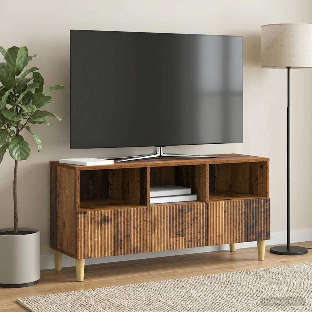 vidaXL TV Cabinet Old Wood 102 x 34.5 x 50 cm Engineered Wood