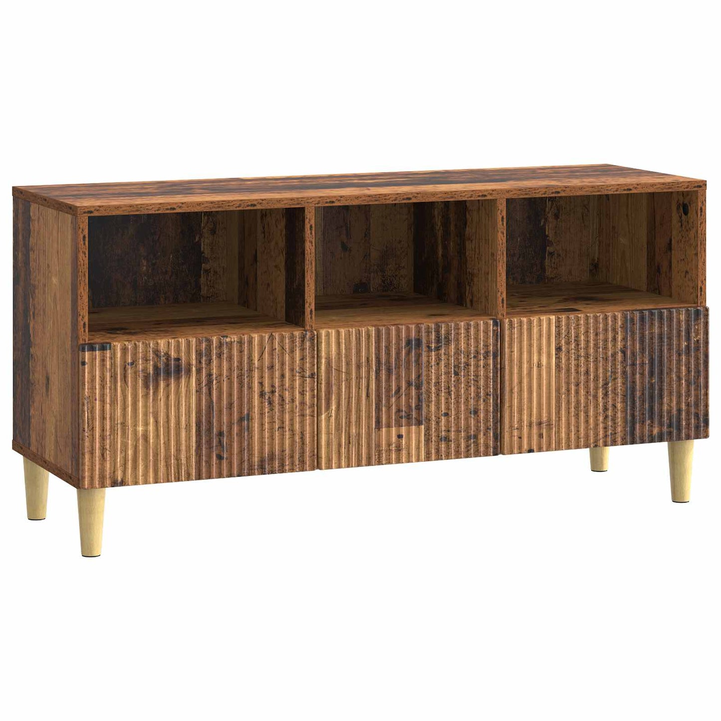 vidaXL TV Cabinet Old Wood 102 x 34.5 x 50 cm Engineered Wood