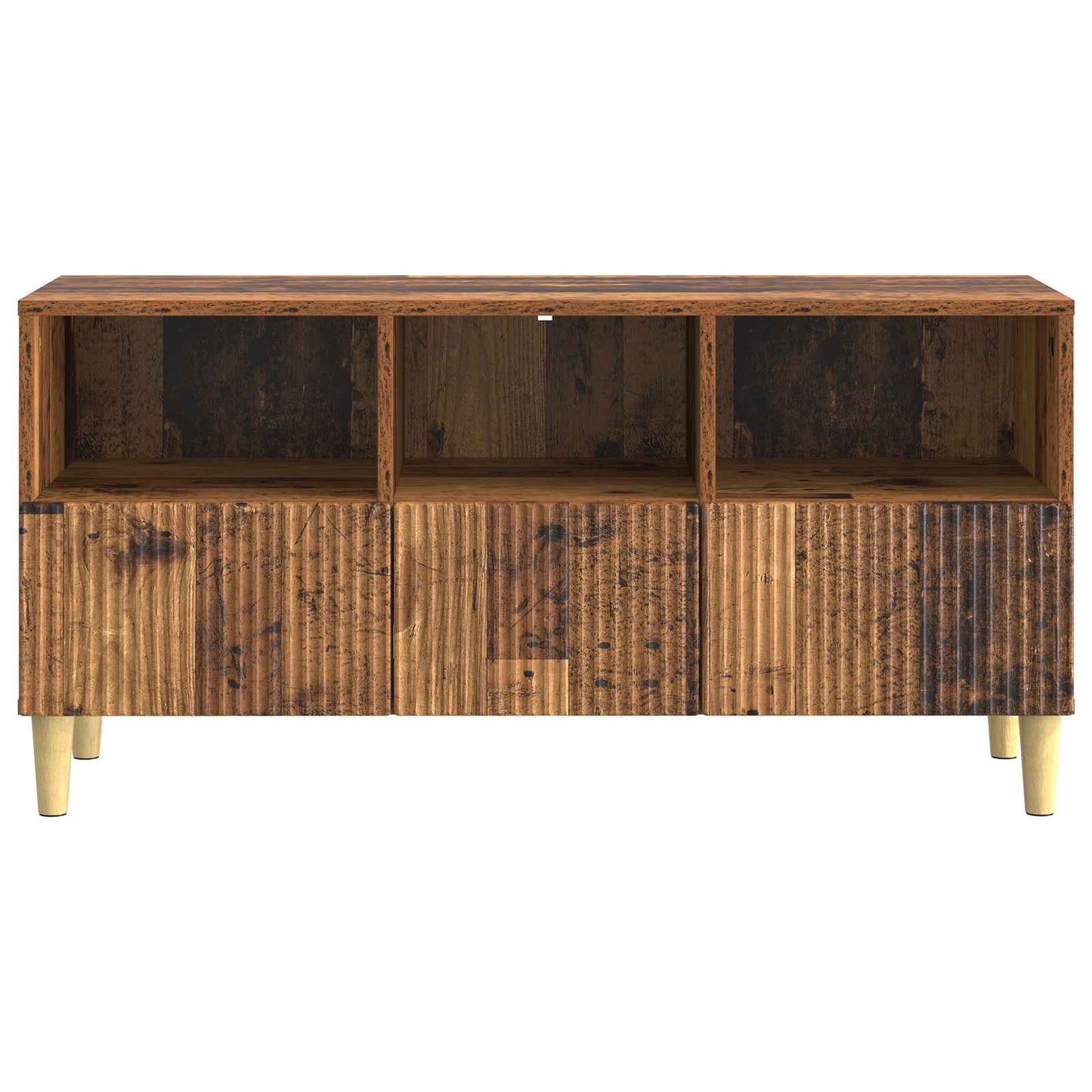 vidaXL TV Cabinet Old Wood 102 x 34.5 x 50 cm Engineered Wood