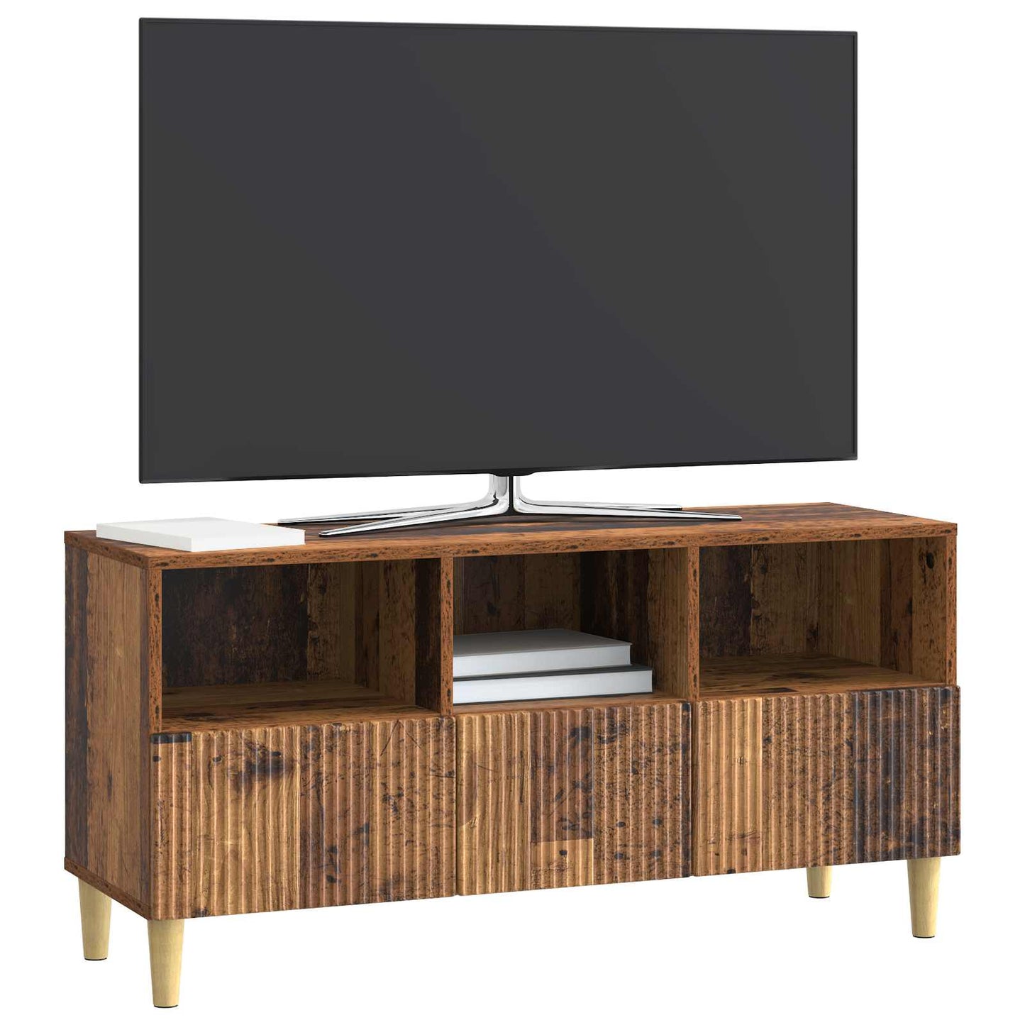 vidaXL TV Cabinet Old Wood 102 x 34.5 x 50 cm Engineered Wood