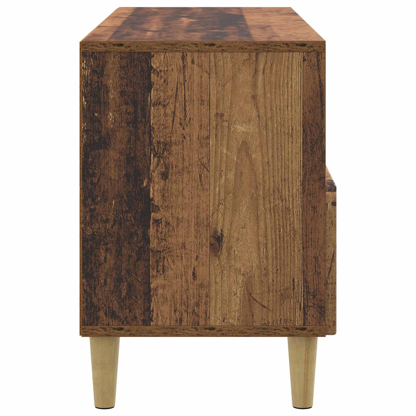 vidaXL TV Cabinet Old Wood 102 x 34.5 x 50 cm Engineered Wood