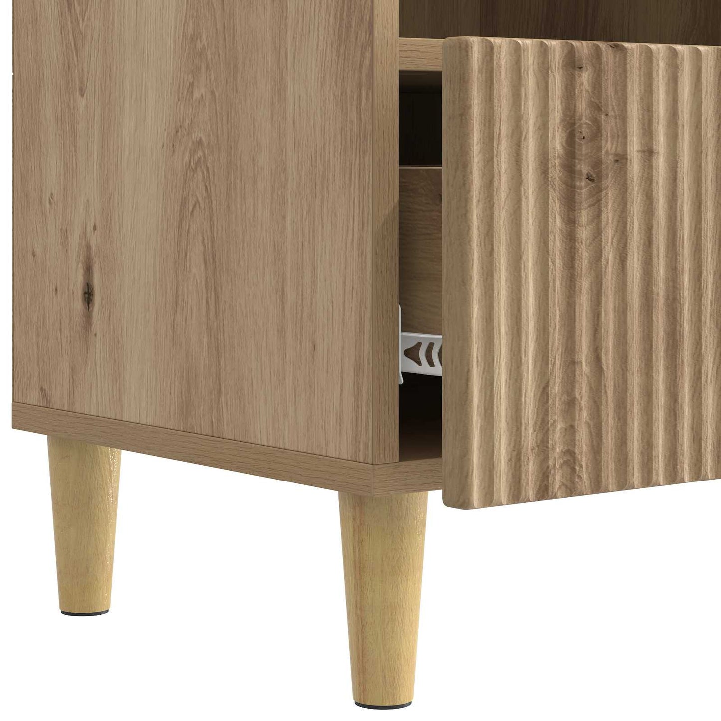 vidaXL TV Cabinet 102 x 34.5 x 50 cm Artisan Oak Engineered Wood