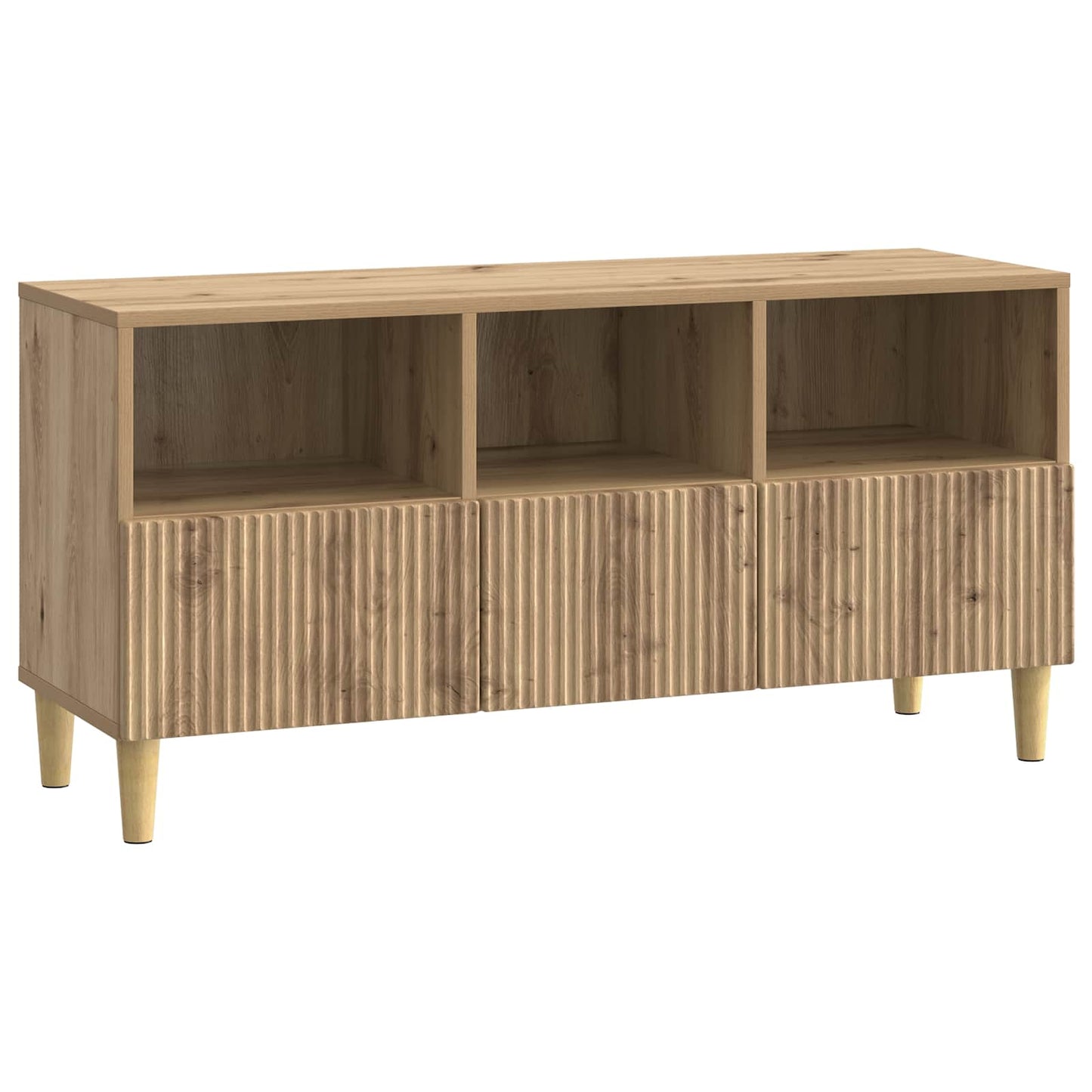 vidaXL TV Cabinet 102 x 34.5 x 50 cm Artisan Oak Engineered Wood