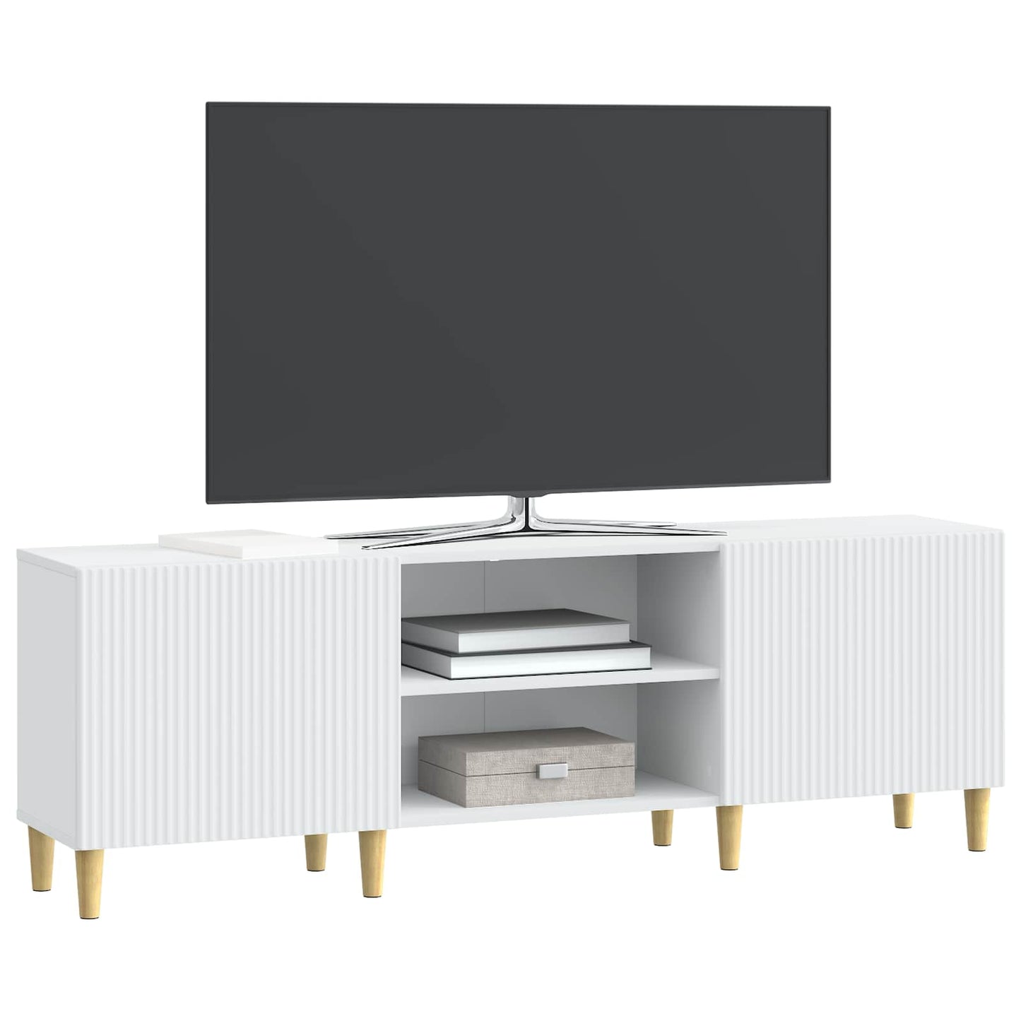 vidaXL TV Cabinet White 150 x 31 x 50 cm Engineered Wood