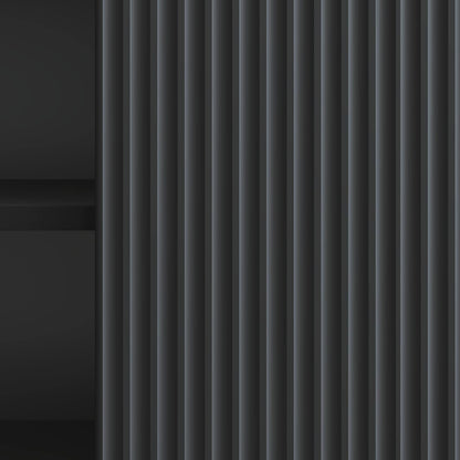 vidaXL TV Cabinet Black 150 x 31 x 50 cm Engineered Wood
