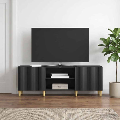 vidaXL TV Cabinet Black 150 x 31 x 50 cm Engineered Wood