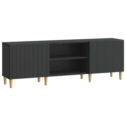 vidaXL TV Cabinet Black 150 x 31 x 50 cm Engineered Wood