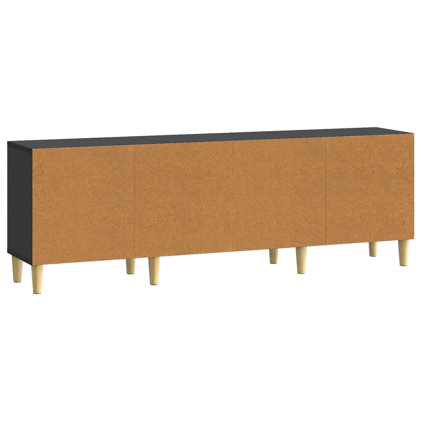 vidaXL TV Cabinet Black 150 x 31 x 50 cm Engineered Wood