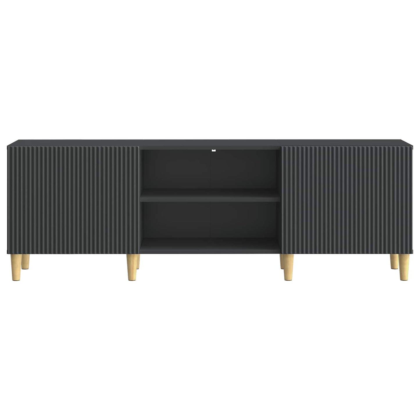 vidaXL TV Cabinet Black 150 x 31 x 50 cm Engineered Wood