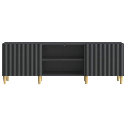 vidaXL TV Cabinet Black 150 x 31 x 50 cm Engineered Wood