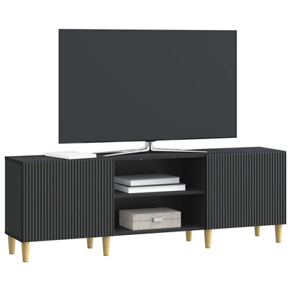 vidaXL TV Cabinet Black 150 x 31 x 50 cm Engineered Wood