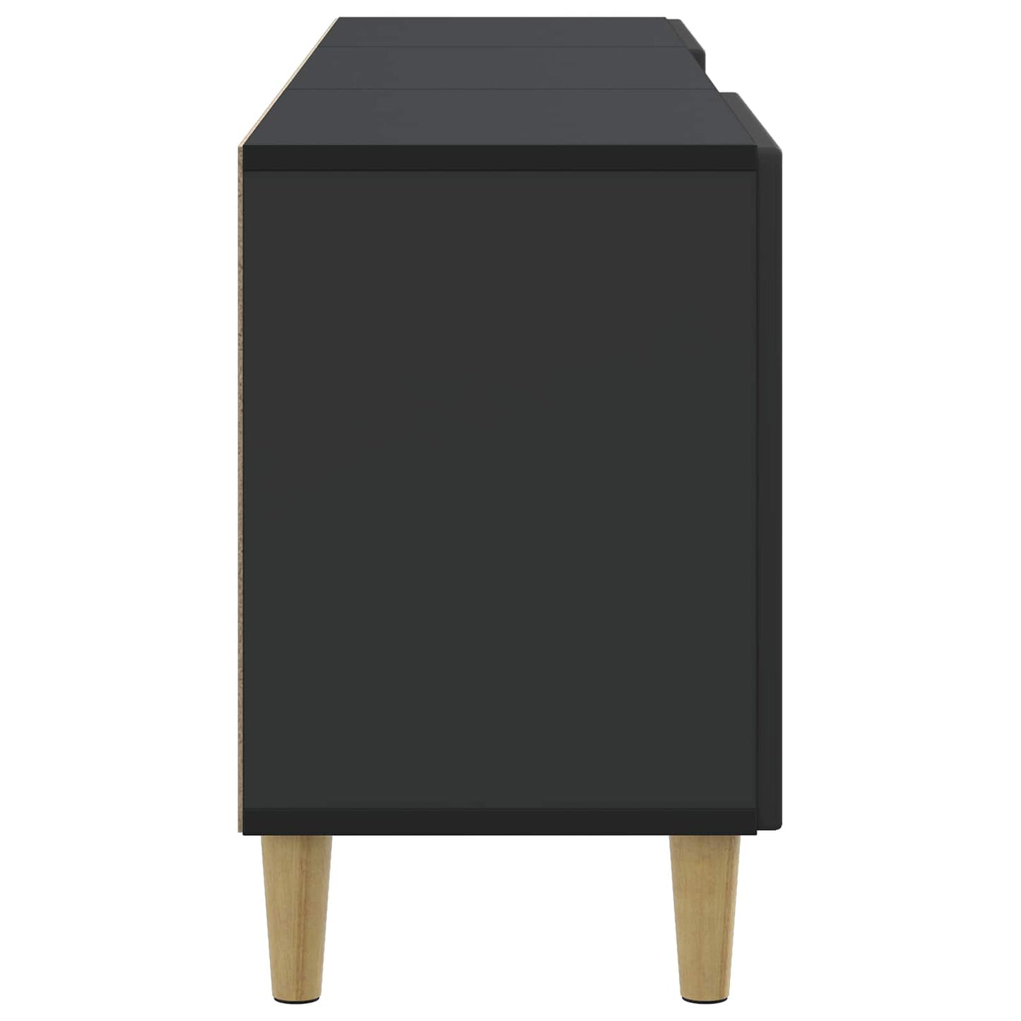 vidaXL TV Cabinet Black 150 x 31 x 50 cm Engineered Wood