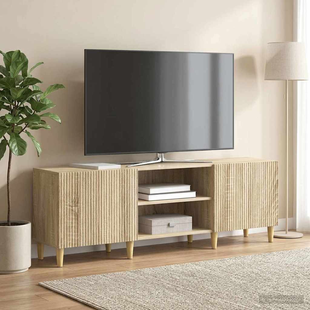 vidaXL TV Cabinet Sonoma Oak 150 x 31 x 50 cm Engineered Wood