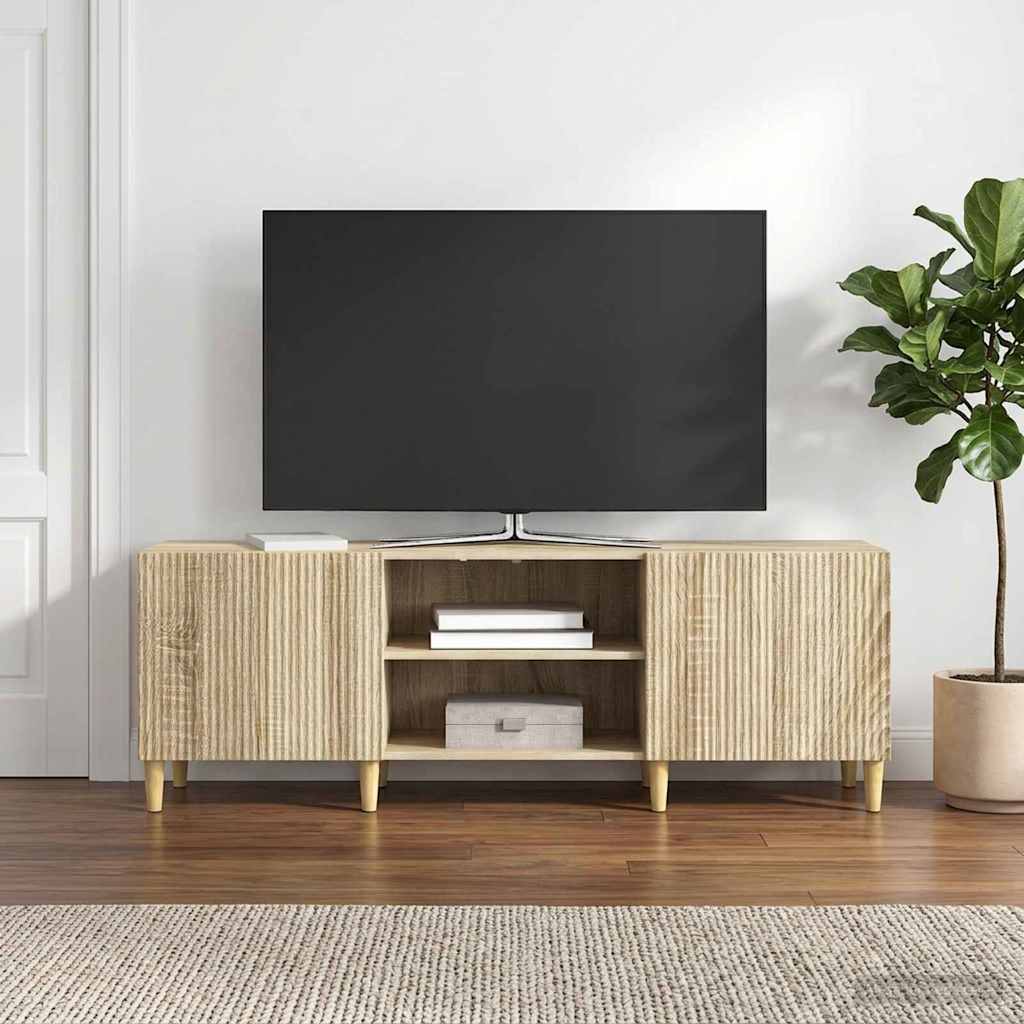 vidaXL TV Cabinet Sonoma Oak 150 x 31 x 50 cm Engineered Wood