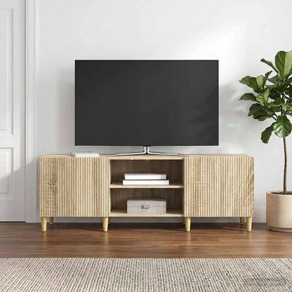 vidaXL TV Cabinet Sonoma Oak 150 x 31 x 50 cm Engineered Wood