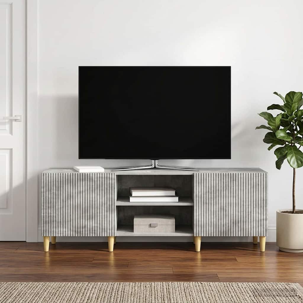 vidaXL TV Cabinet Concrete Grey 150 x 31 x 50 cm Engineered Wood