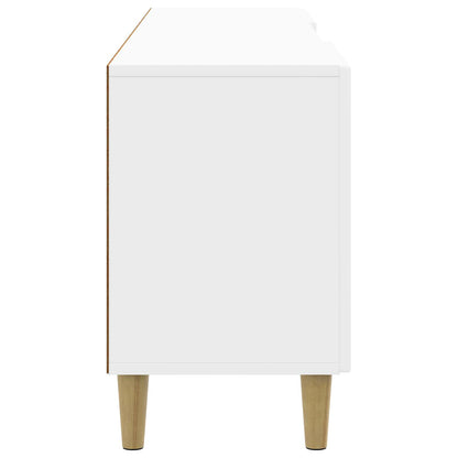 vidaXL TV Cabinet High Gloss White 150 x 31 x 50 cm Engineered Wood