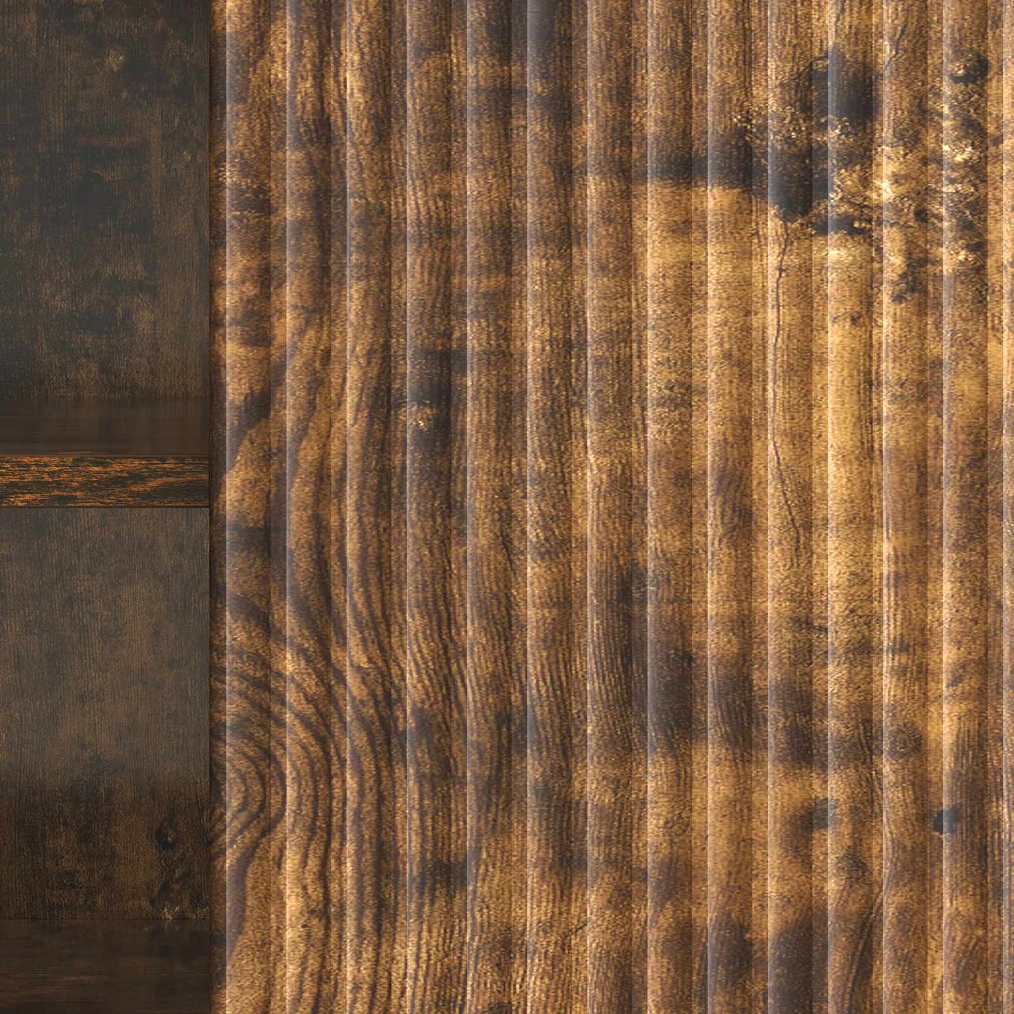 vidaXL TV Cabinet Smoked Oak 150 x 31 x 50 cm Engineered Wood