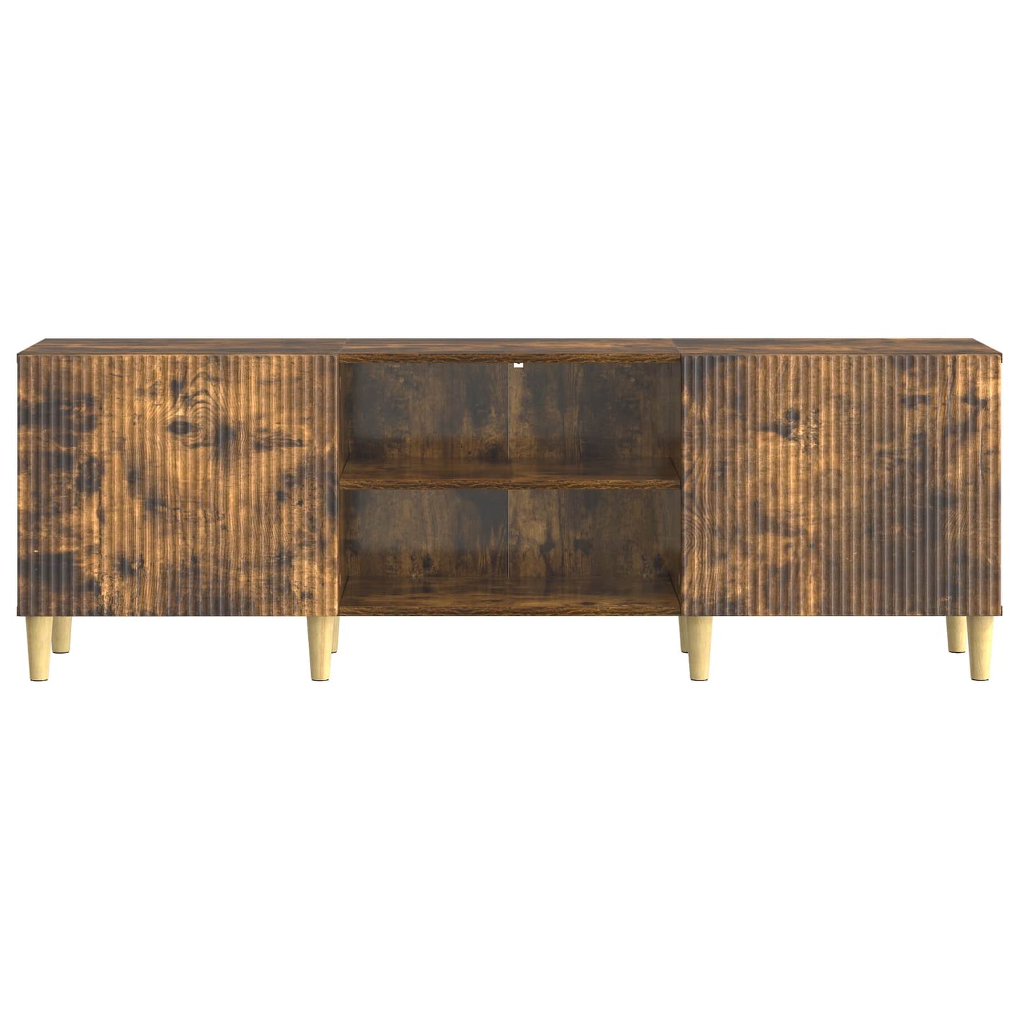 vidaXL TV Cabinet Smoked Oak 150 x 31 x 50 cm Engineered Wood