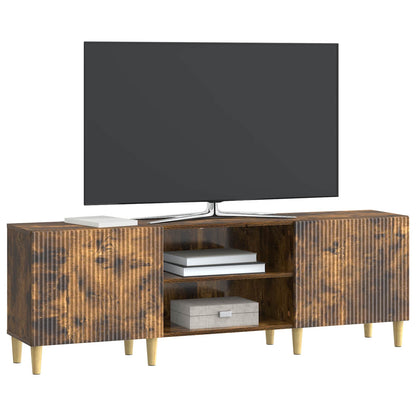 vidaXL TV Cabinet Smoked Oak 150 x 31 x 50 cm Engineered Wood