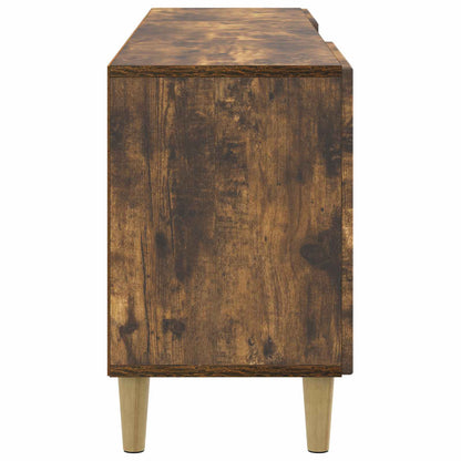 vidaXL TV Cabinet Smoked Oak 150 x 31 x 50 cm Engineered Wood