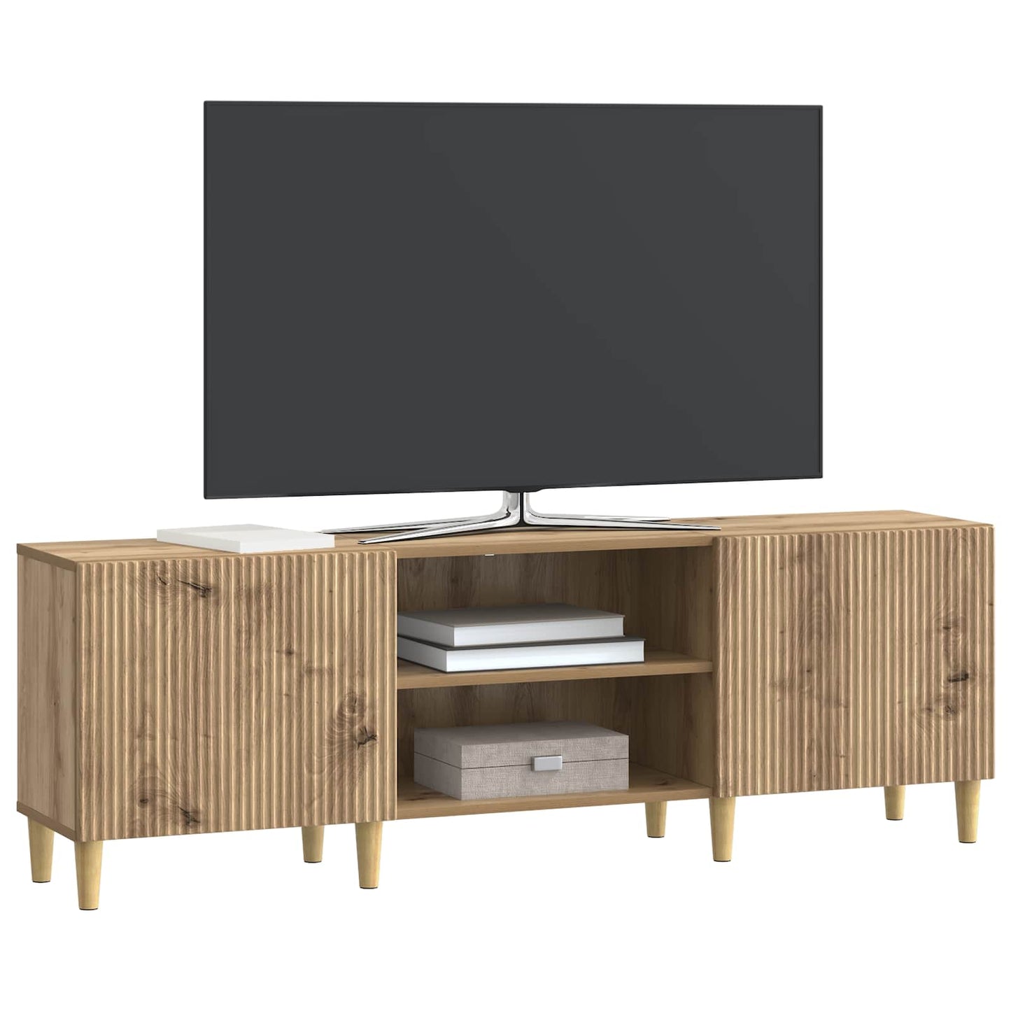vidaXL TV Cabinet 150 x 31 x 50 cm Artisan Oak Engineered Wood