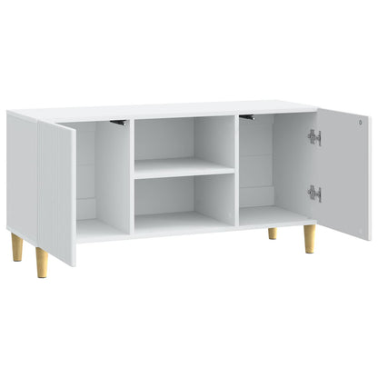 vidaXL TV Cabinet White 102 x 34.5 x 50 cm Engineered Wood