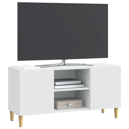 vidaXL TV Cabinet White 102 x 34.5 x 50 cm Engineered Wood