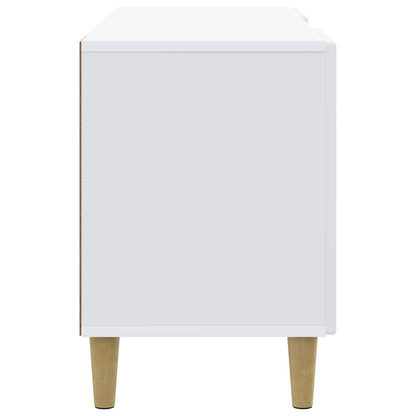 vidaXL TV Cabinet White 102 x 34.5 x 50 cm Engineered Wood